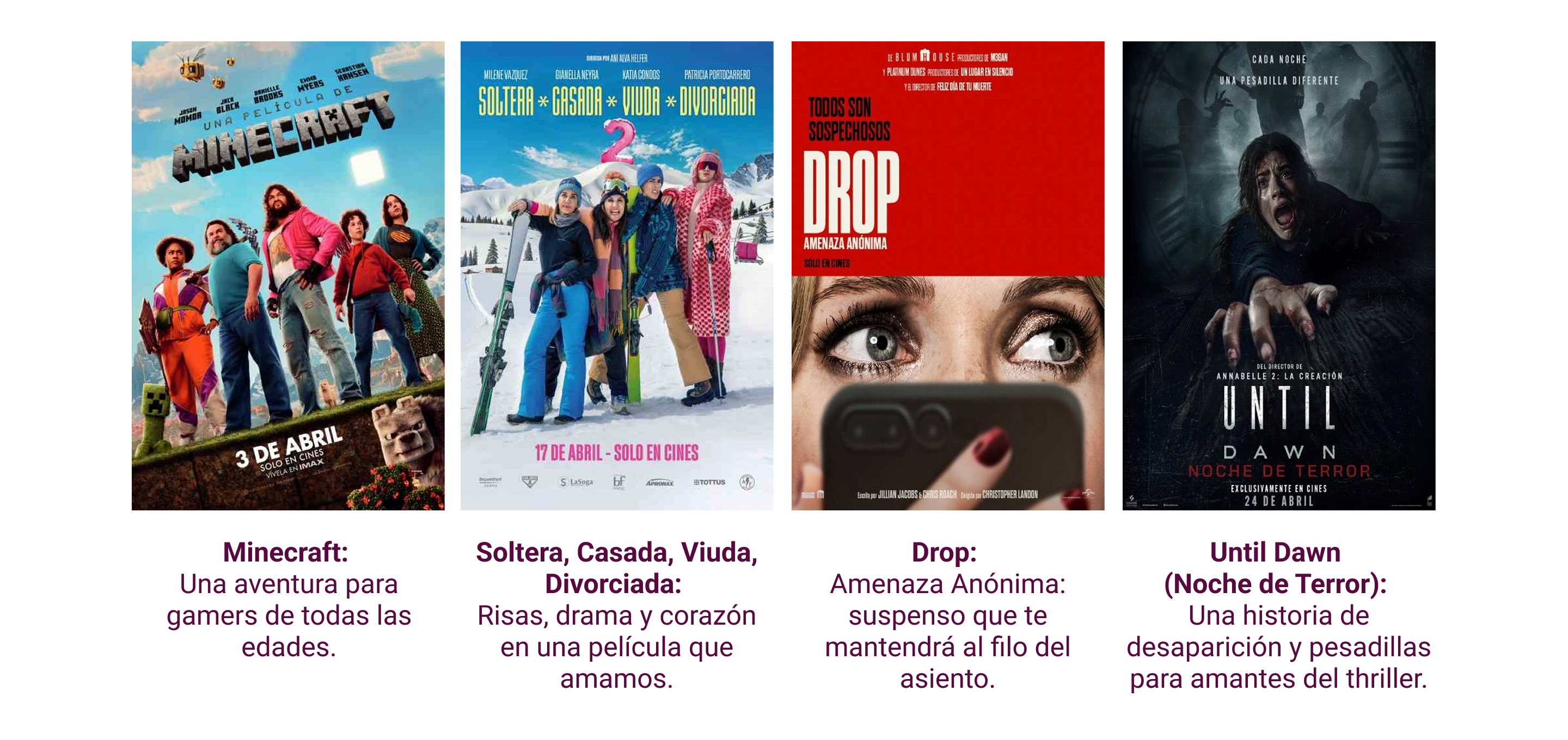 Fiesta del cine en Cinemark - Estrenos