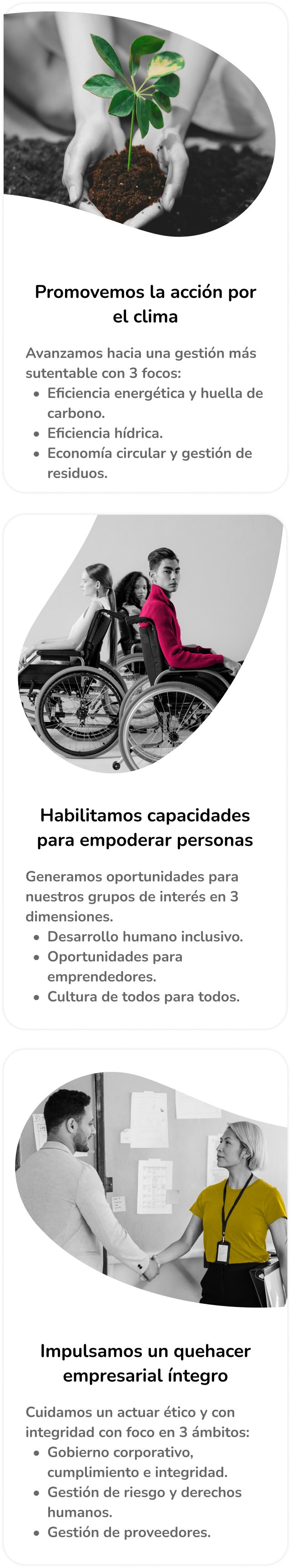 pilares compromiso con la sostenibilidad mallplaza