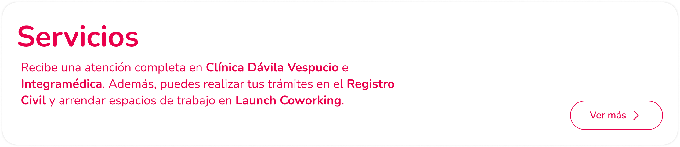 Servicios Mallplaza Vespucio todo lo que necesitas