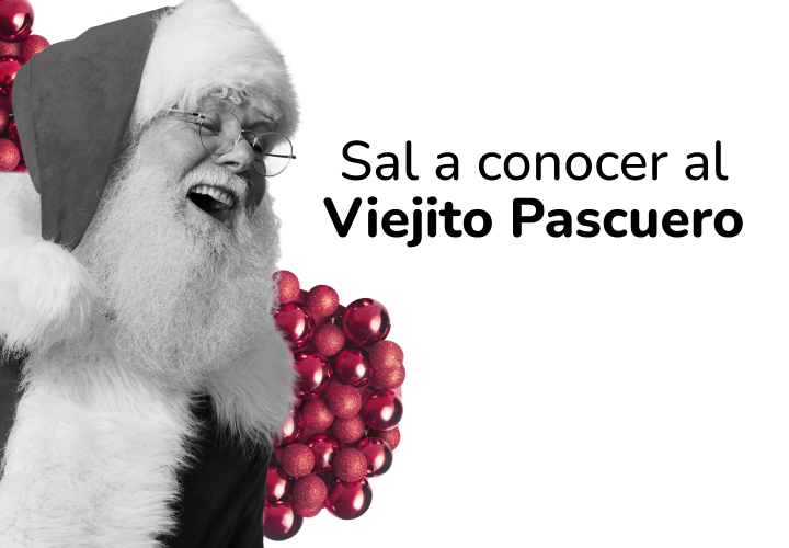 Sal a conocer Viejito Pascuero Navidad Mallplaza