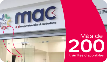 MAC - 200 tramites disponibles