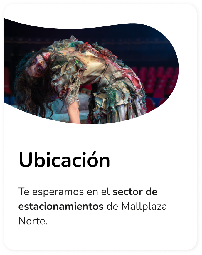 Ubicación circo del Terror en Mallplaza Norte