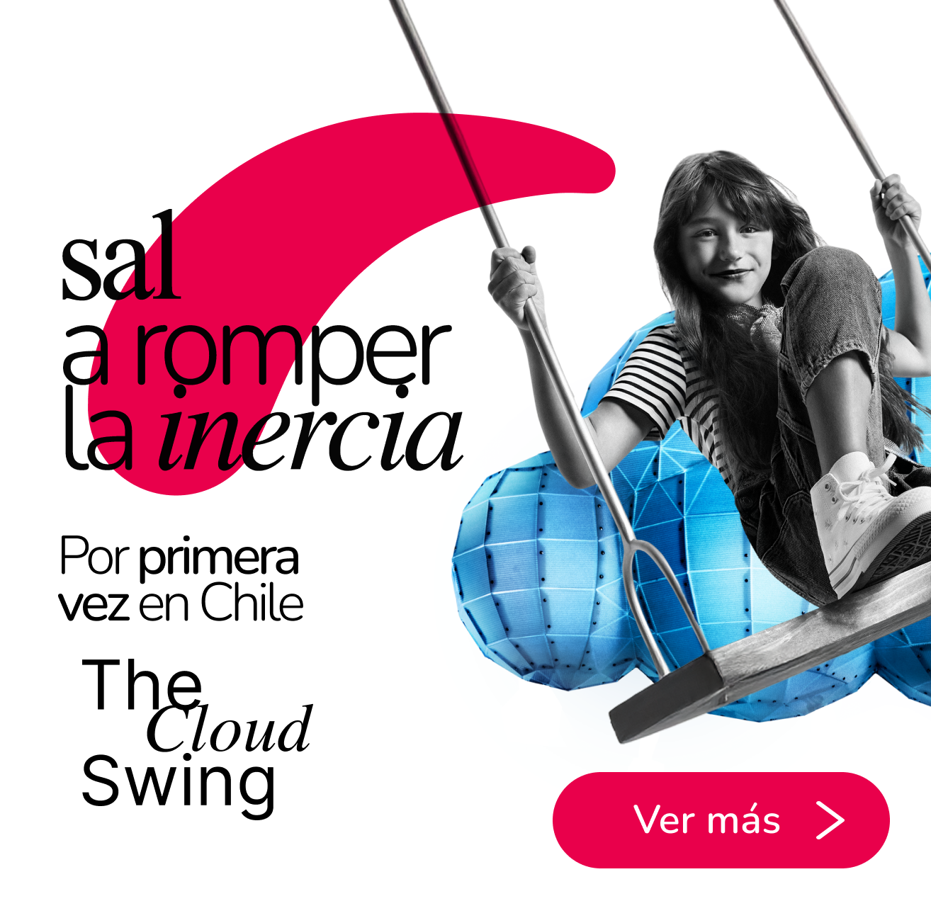 Salir es vivir The Cloud Swing en Mallplaza Chile