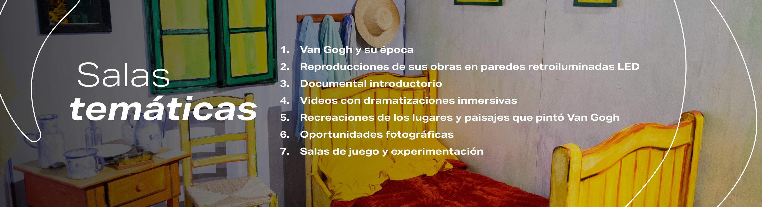 Van Gogh - Salas tematicas