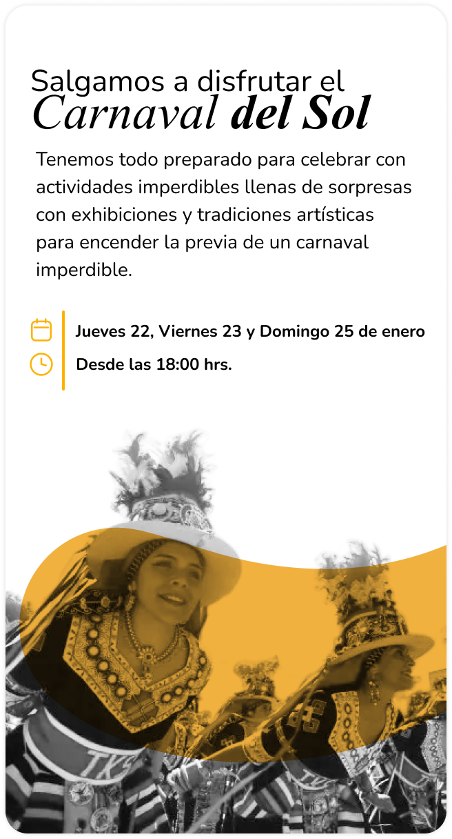Actividades Carnaval del Sol Mallplaza Arica