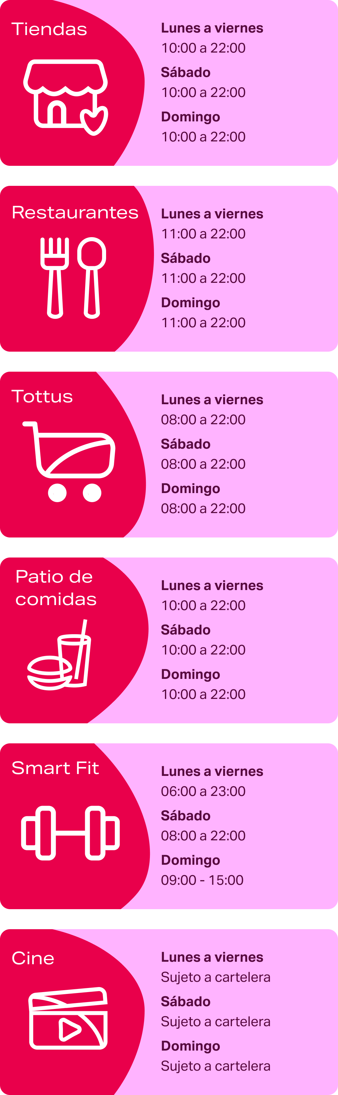 Horarios Mallplaza Huancayo