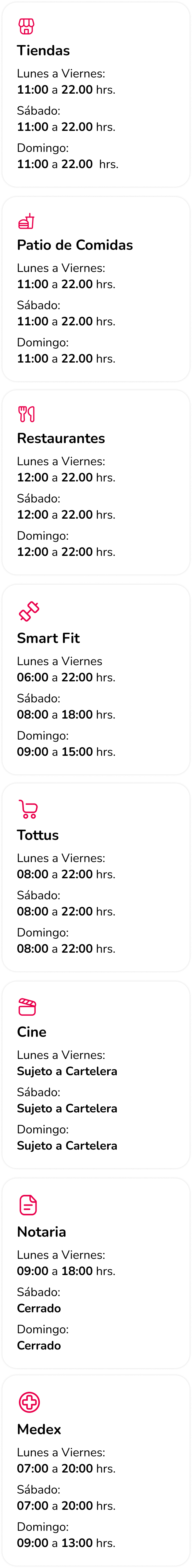 Horarios Mallplaza Angamos