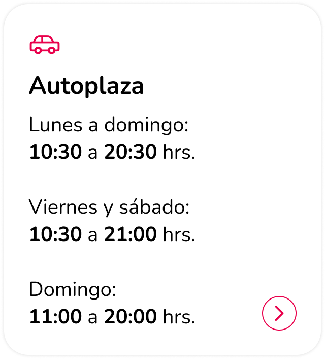 Horario Autoplaza Mallplaza