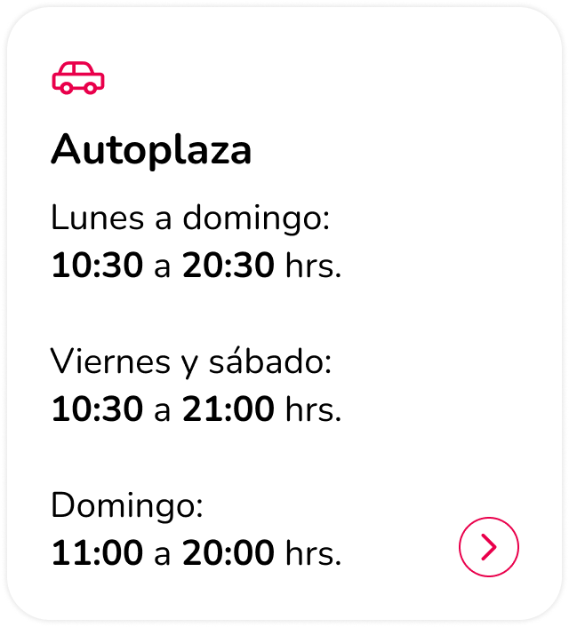 Horario Autoplaza Mallplaza