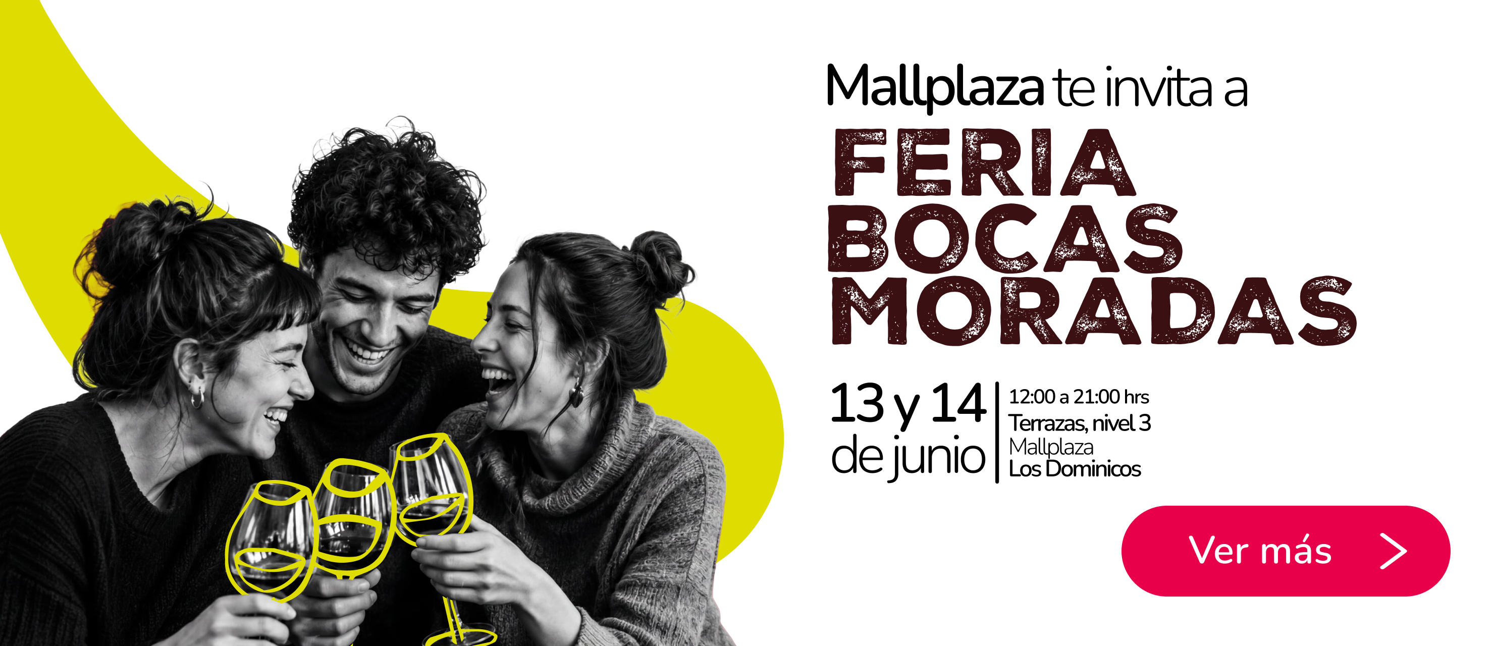 Feria Bocas Moradas en Mallplaza Los Dominicos