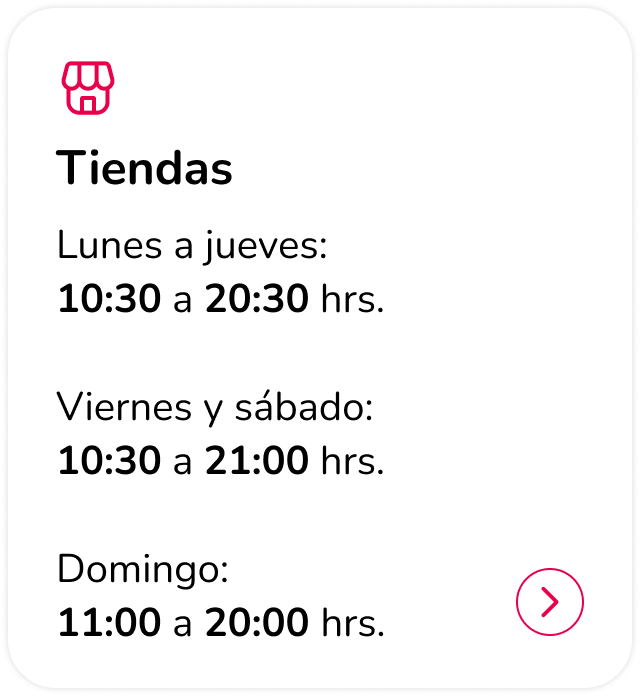 Horario tiendas Mallplaza