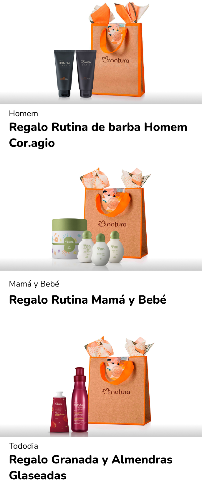 Ideas de regalo Natura en Navidad Mallplaza