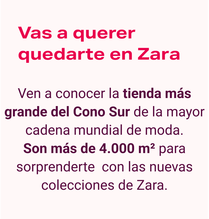 Vas a querer quedarte en Zara