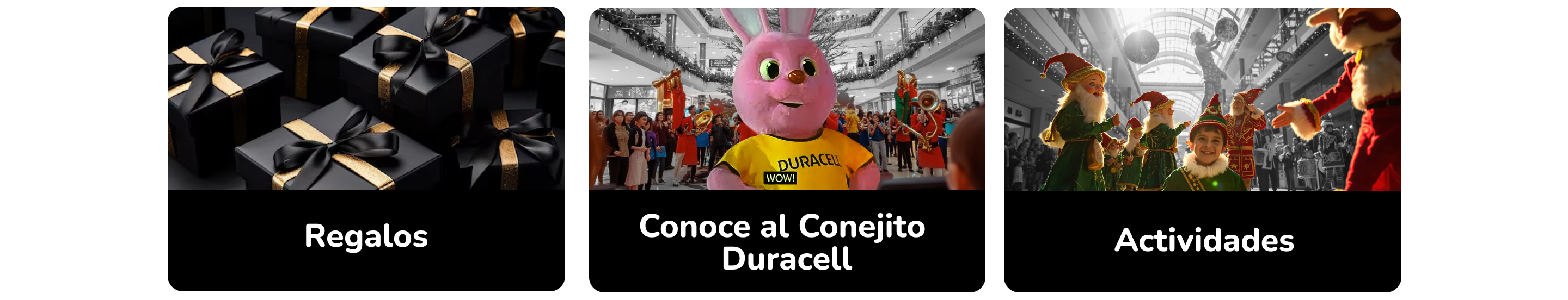 Actividades Navidad mágica con Duracell Mallplaza