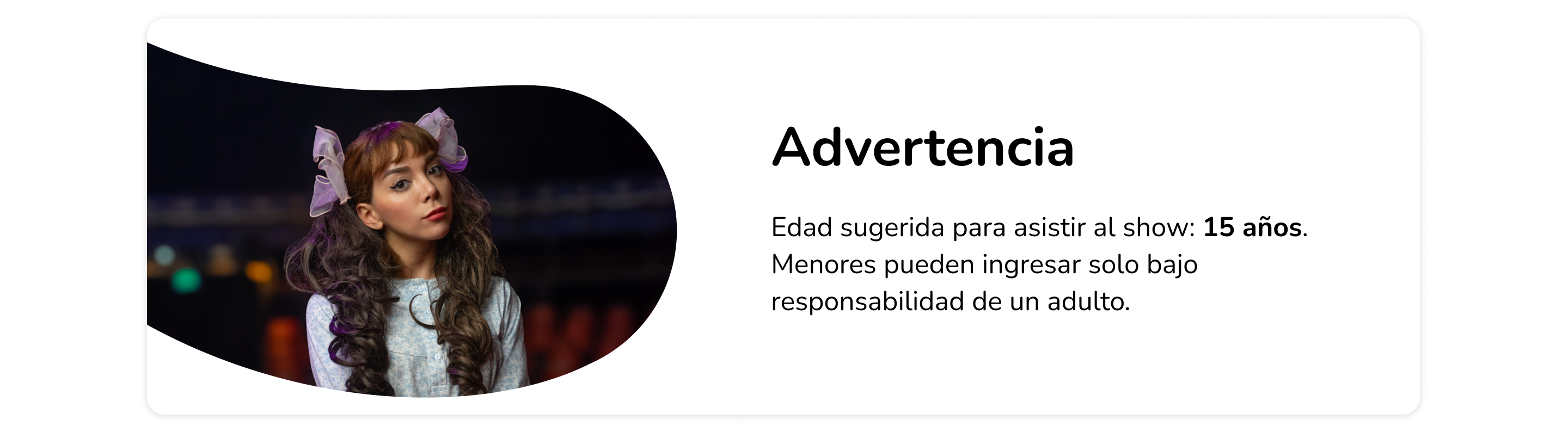 Advertencia circo del Terror en Mallplaza Norte