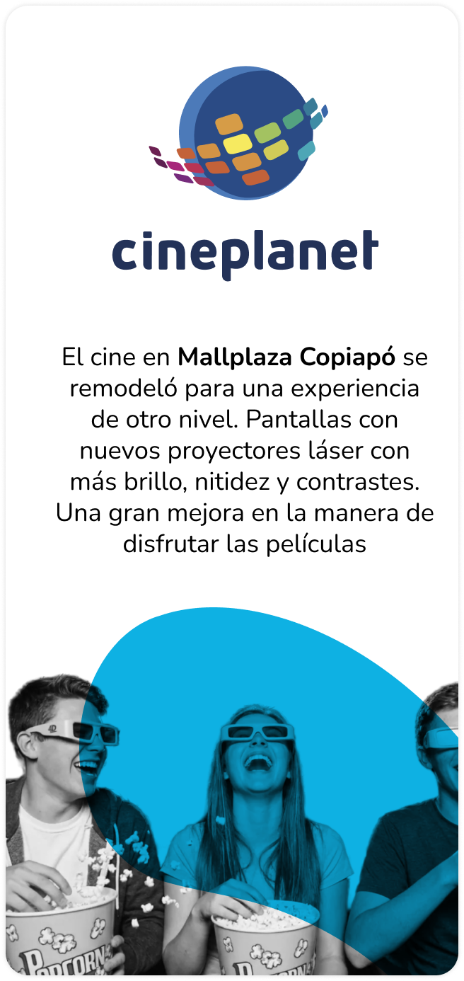 Cineplanet Mallplaza Copiapó ENTRETENCIÓN