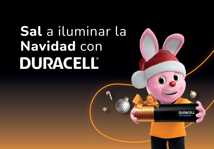 Sal a iluminar la Navidad con Duracell Mallplaza
