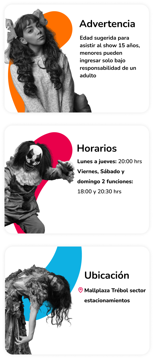 Ven al circo del terror