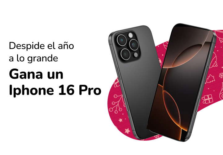 Concurso iPhone 16 pro diciembre Navidad