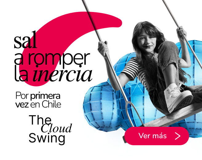 Salir es vivir The Cloud Swing en Mallplaza Chile