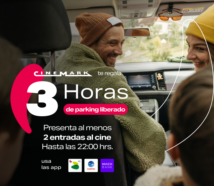 Parking liberado 3 hrs Mallplaza Iquique Cinemark