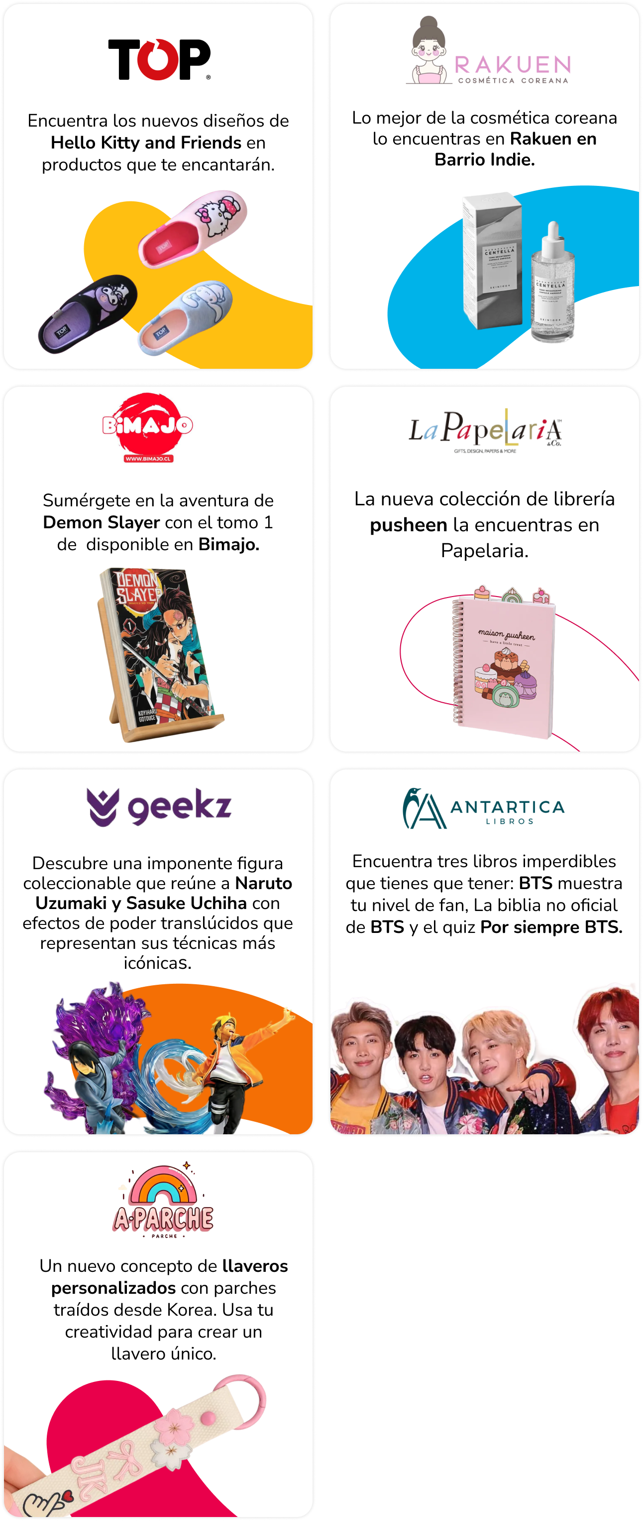 Productos Callejon Asiatico en Mallplaza