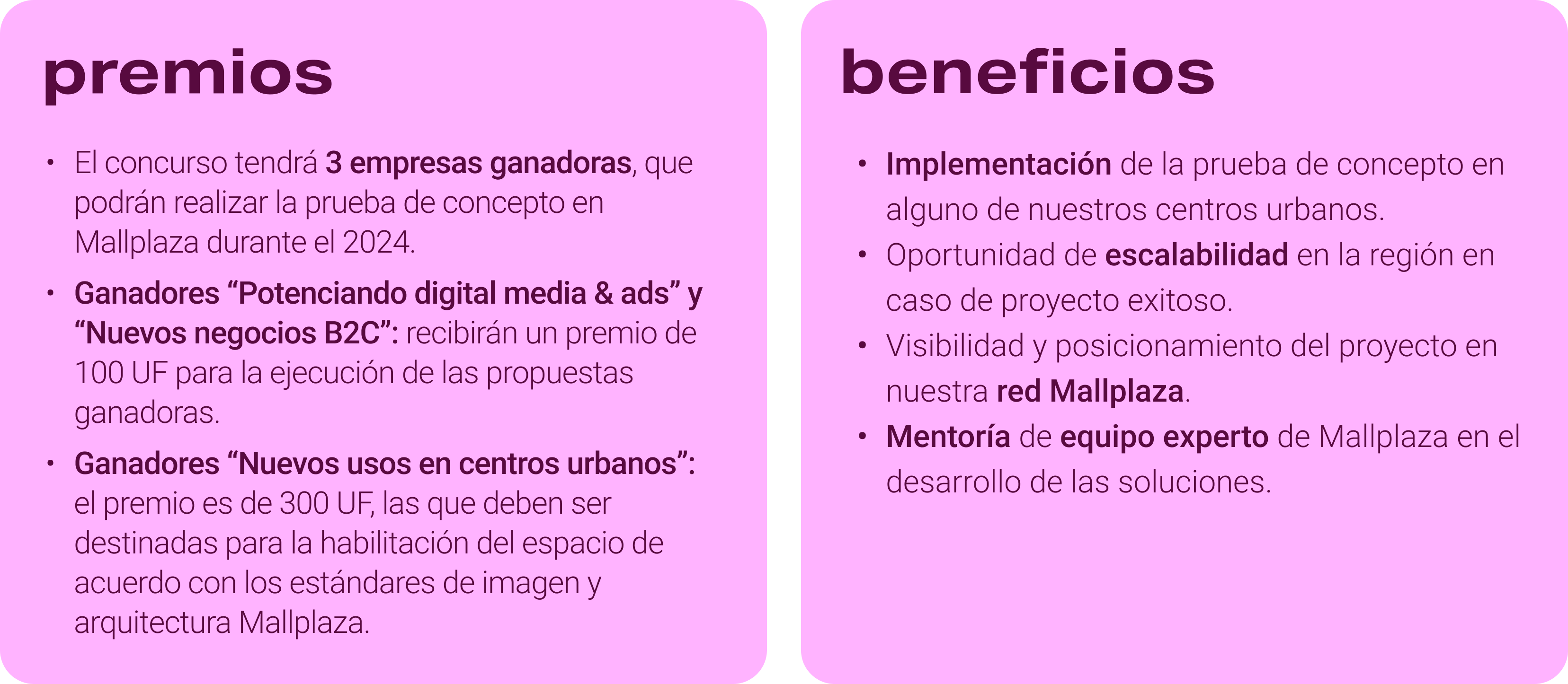 premios y beneficios desafio x mallplaza