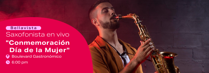 Saxofonista en vivo