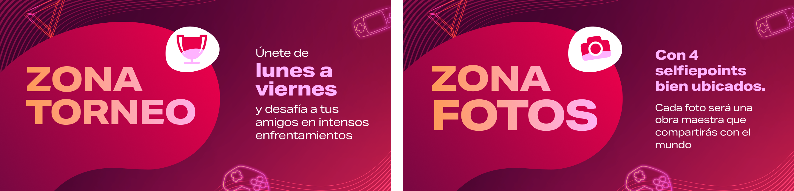 Zona Torneo y Selfiepoint Destino Gamer Mallplaza