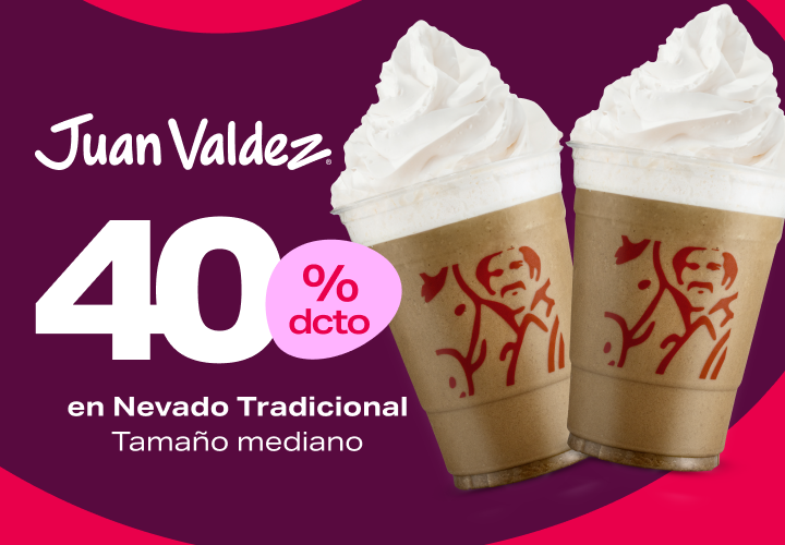 40% dcto nevados en Juan Valdez Mallplaza