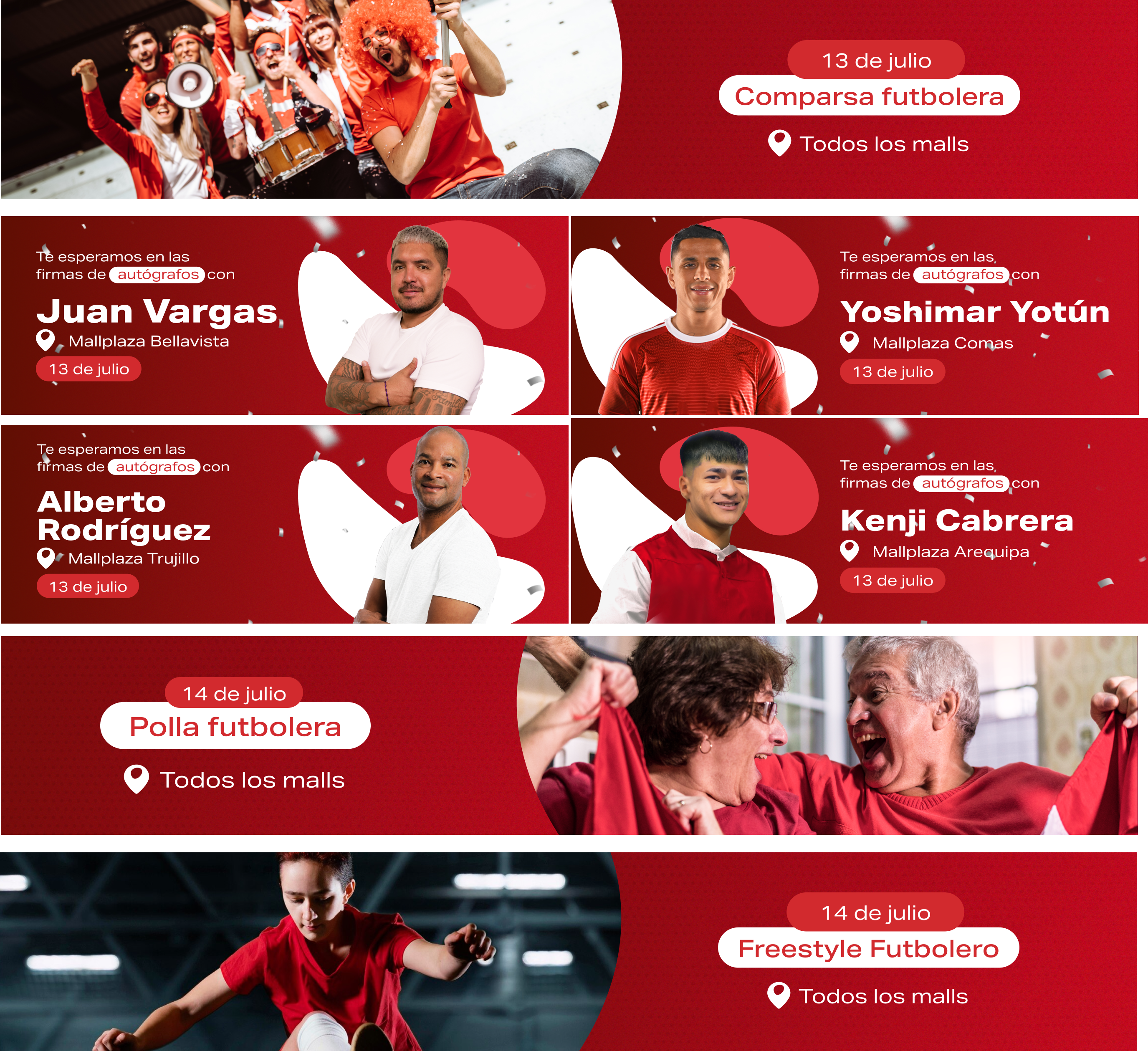 Eventos en copa américa