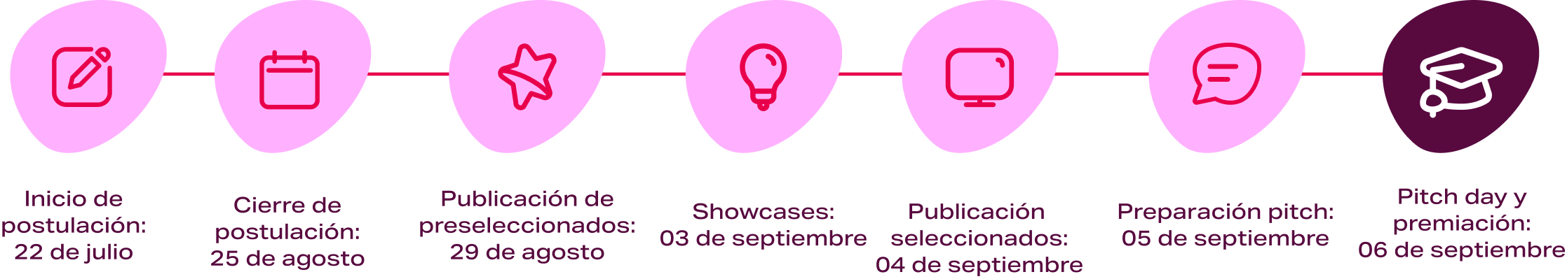 Planificación con fechas Desafío X en Mallplaza