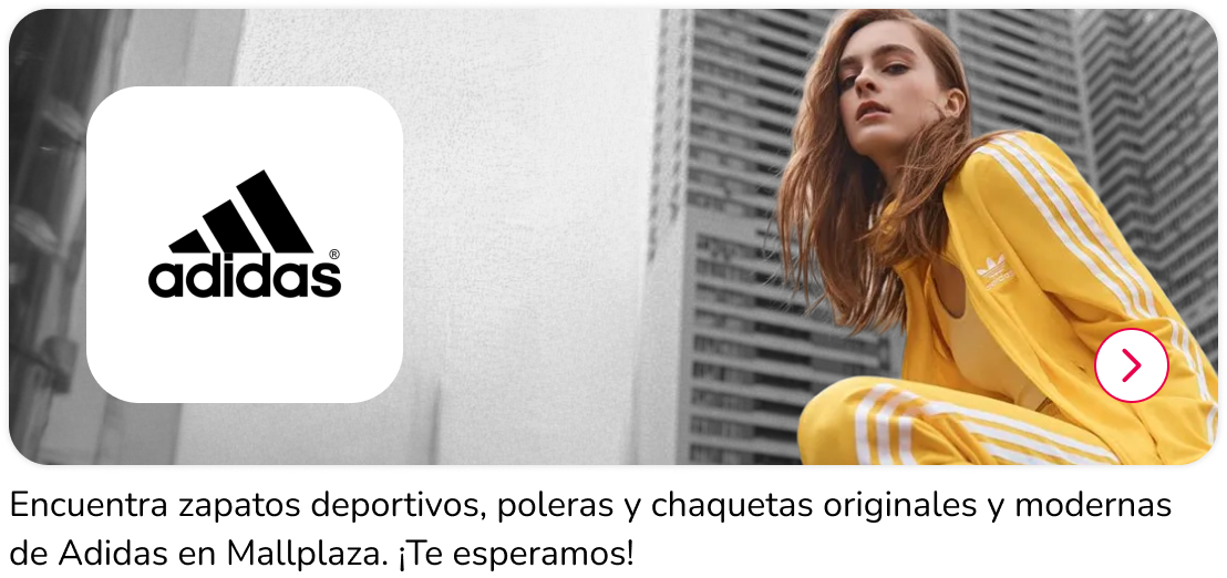 Nueva apertura Adidas en Mallplaza