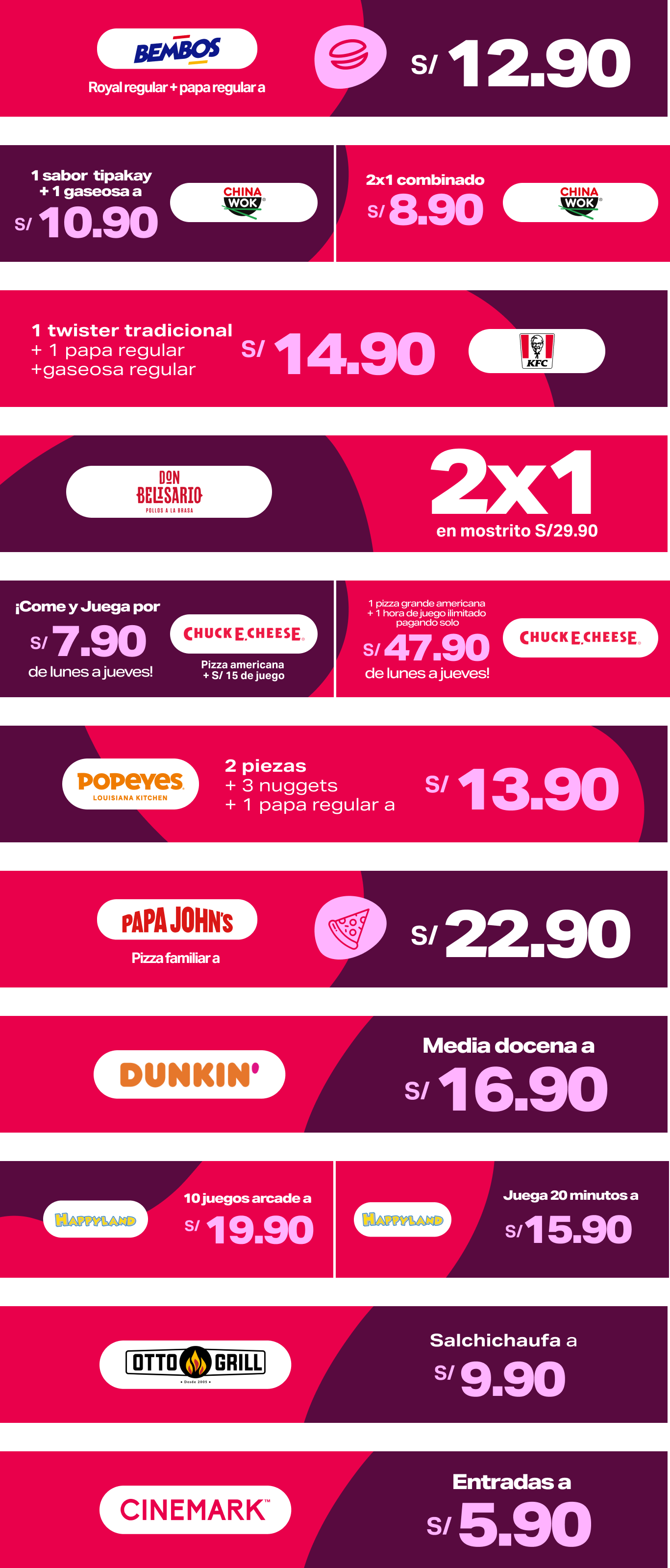 Promociones Yaperas en Mallplaza Bellavista