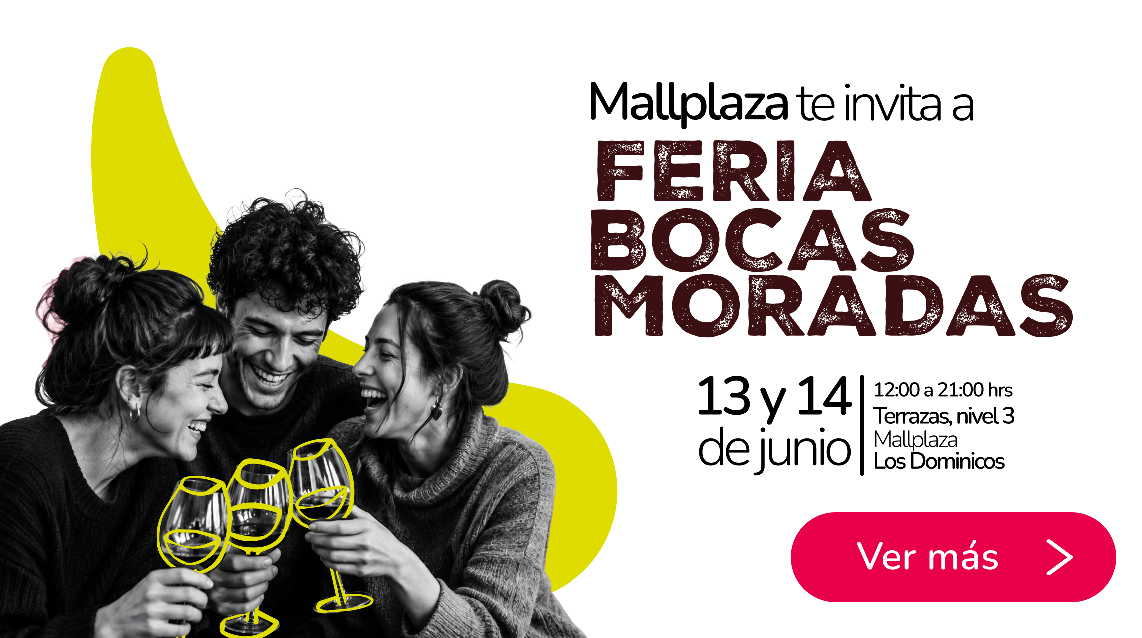Feria Bocas Moradas en Mallplaza Los Dominicos