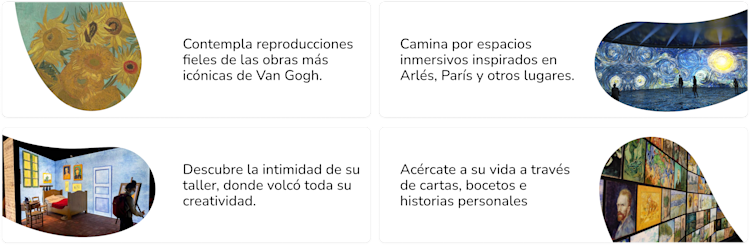 Descubre Van Gogh en vivo Mallplaza Arica