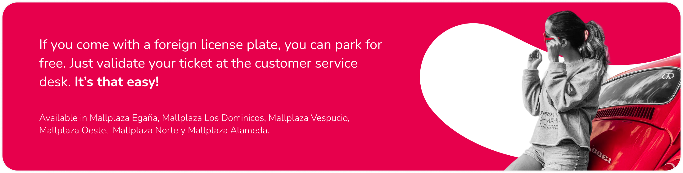 Free Parking Turista Mallplaza