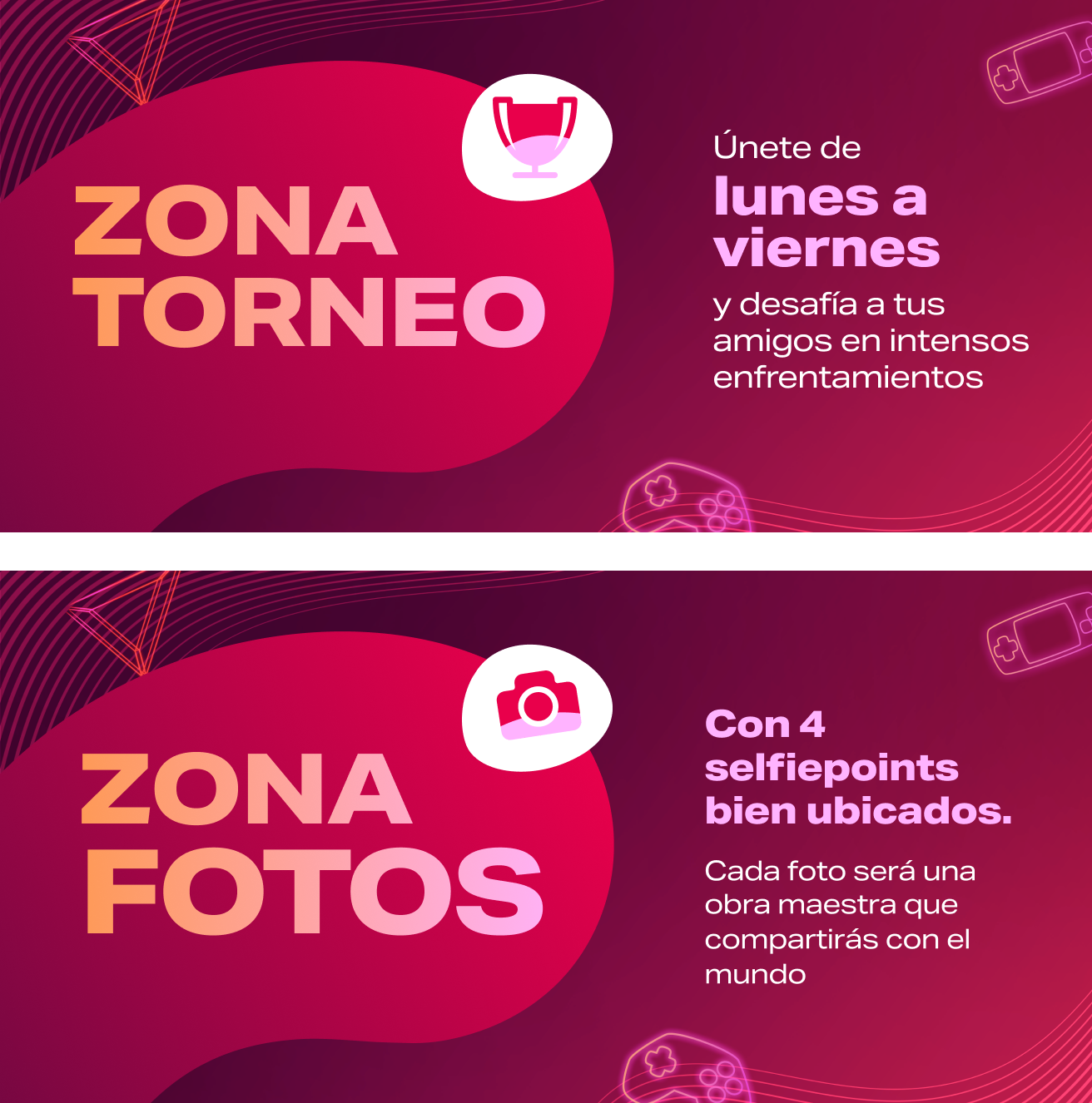 Zona Torneo y Selfiepoint Destino Gamer Mallplaza