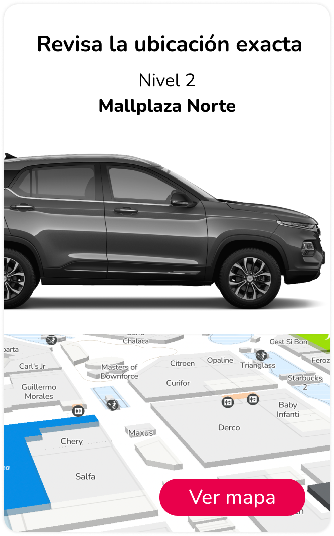 Mapa Autoplaza en Mallplaza Norte