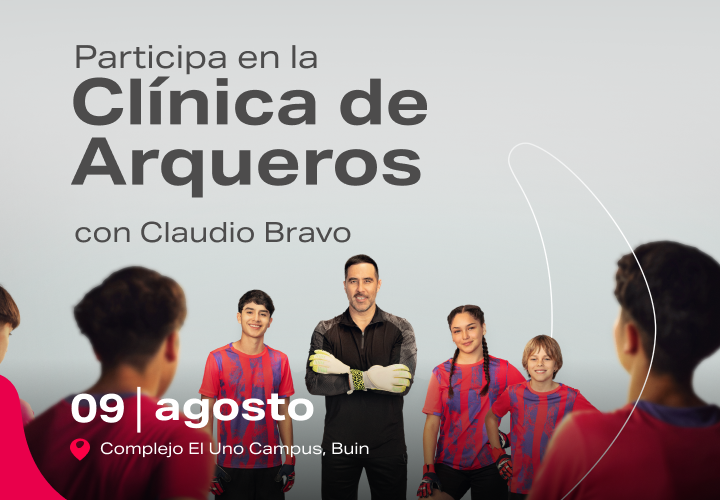 Clínica de arqueros Claudio Bravo Mallplaza