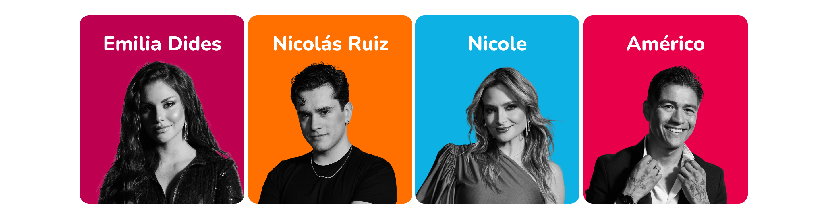 Animadora y Jurados de Talento Mallplaza Chile