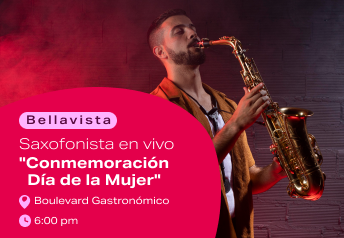 Saxofonista en vivo