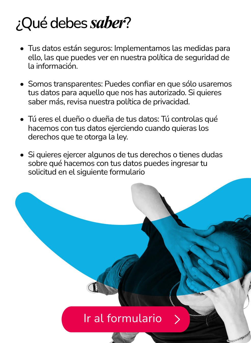 Que debes saber cómo cuidamos tus datos Mallplaza