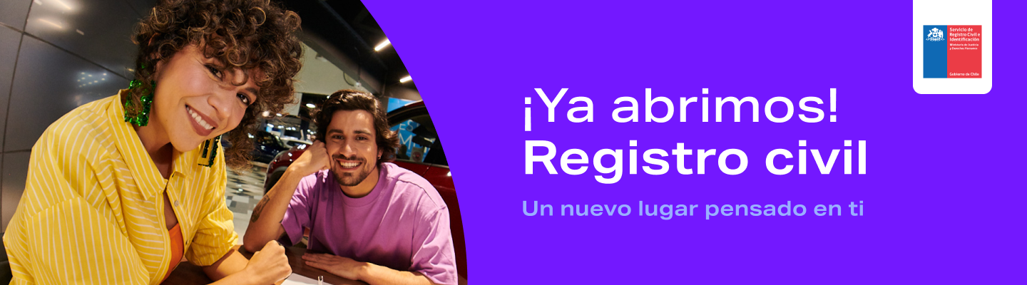 nuevo registro civil en Mallplaza Alameda