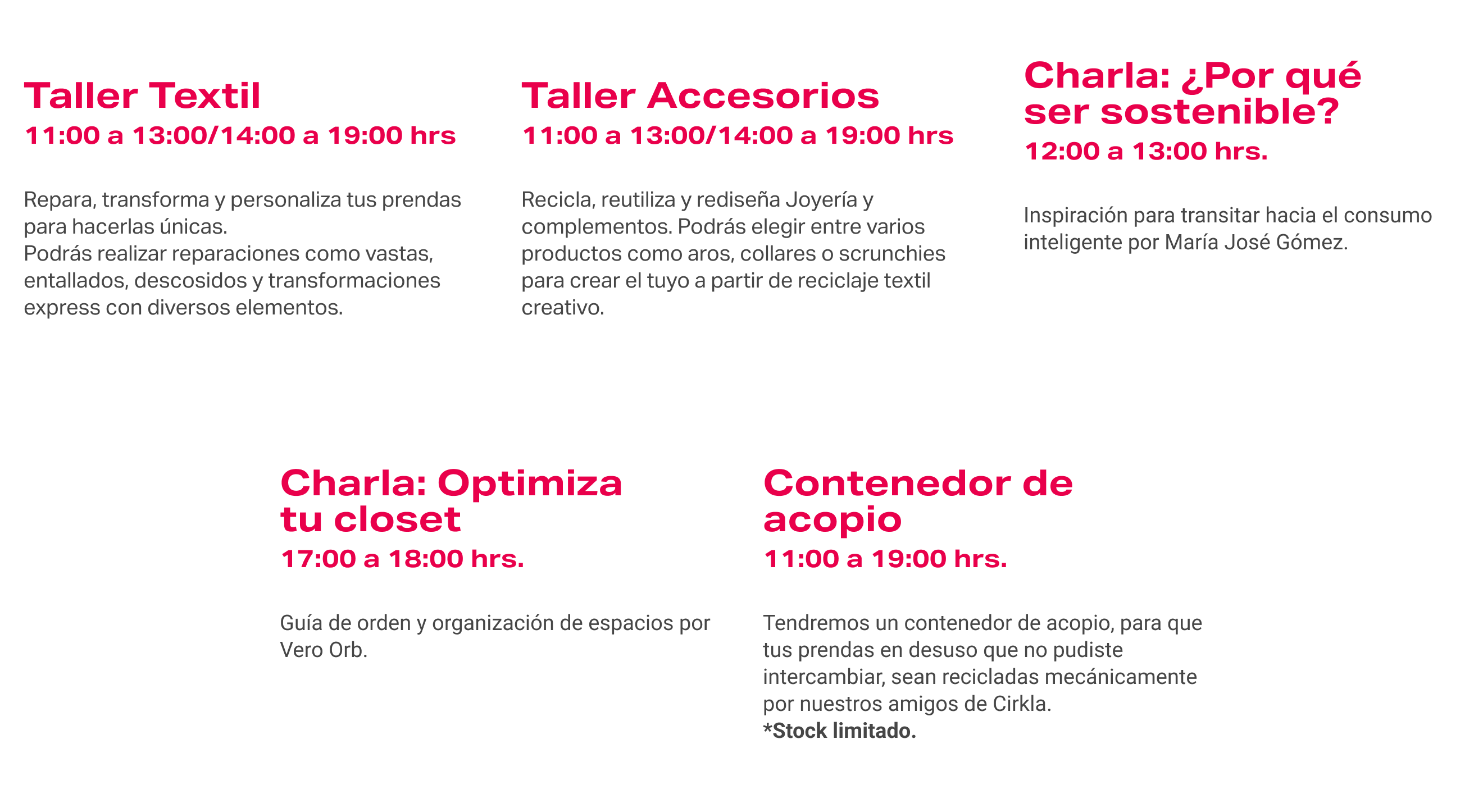 Actividades y talleres Mallplaza Antofagasta