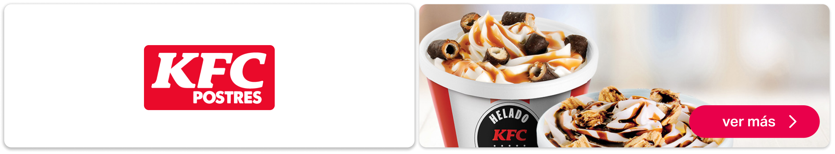 Nueva apertura KFC postres en Mallplaza