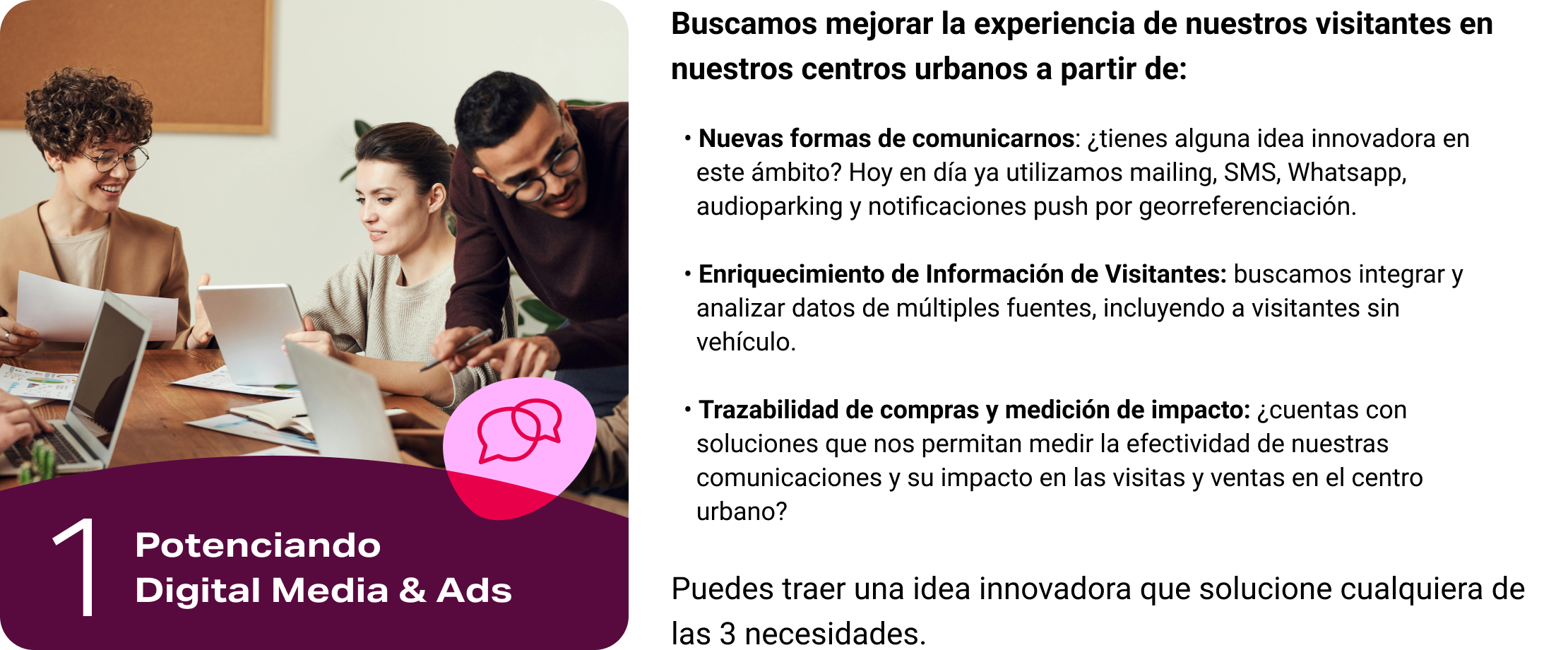 Digital Media y Ads Desafío X en Mallplaza