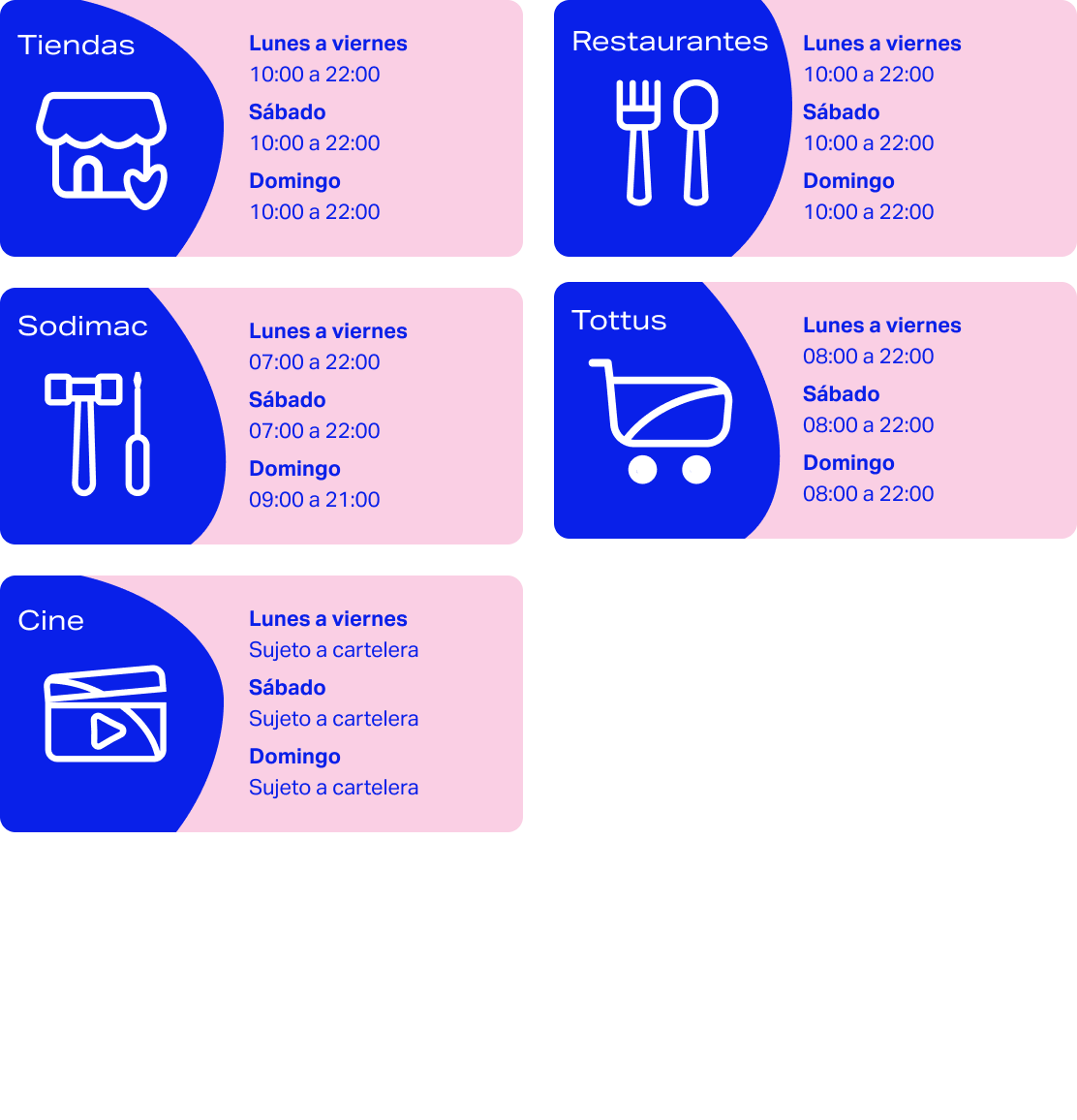 Conoce los horarios en Open Plaza Cajamarca