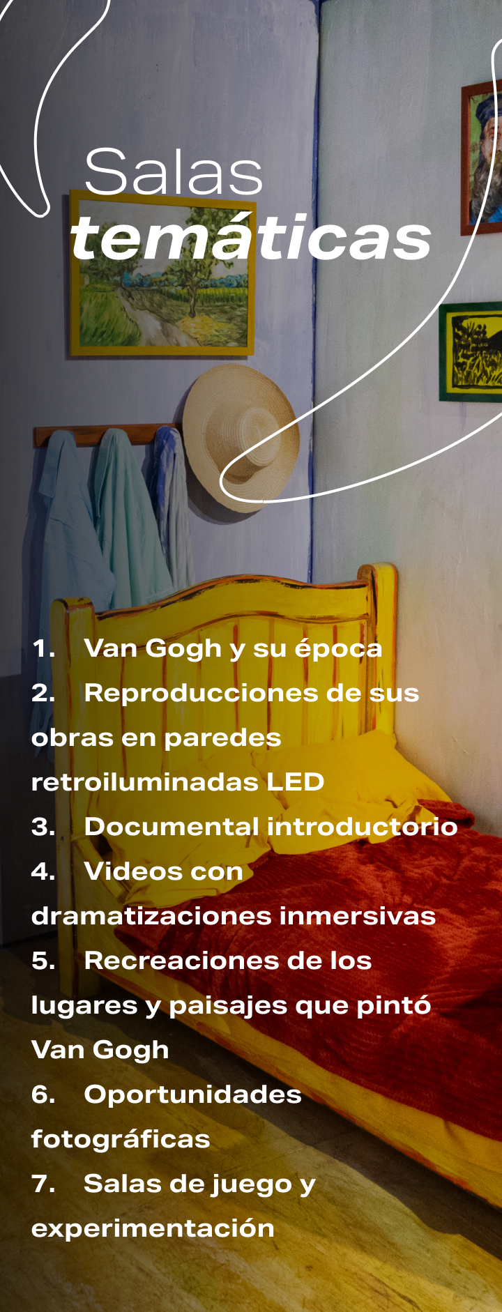 Van Gogh - Salas tematicas