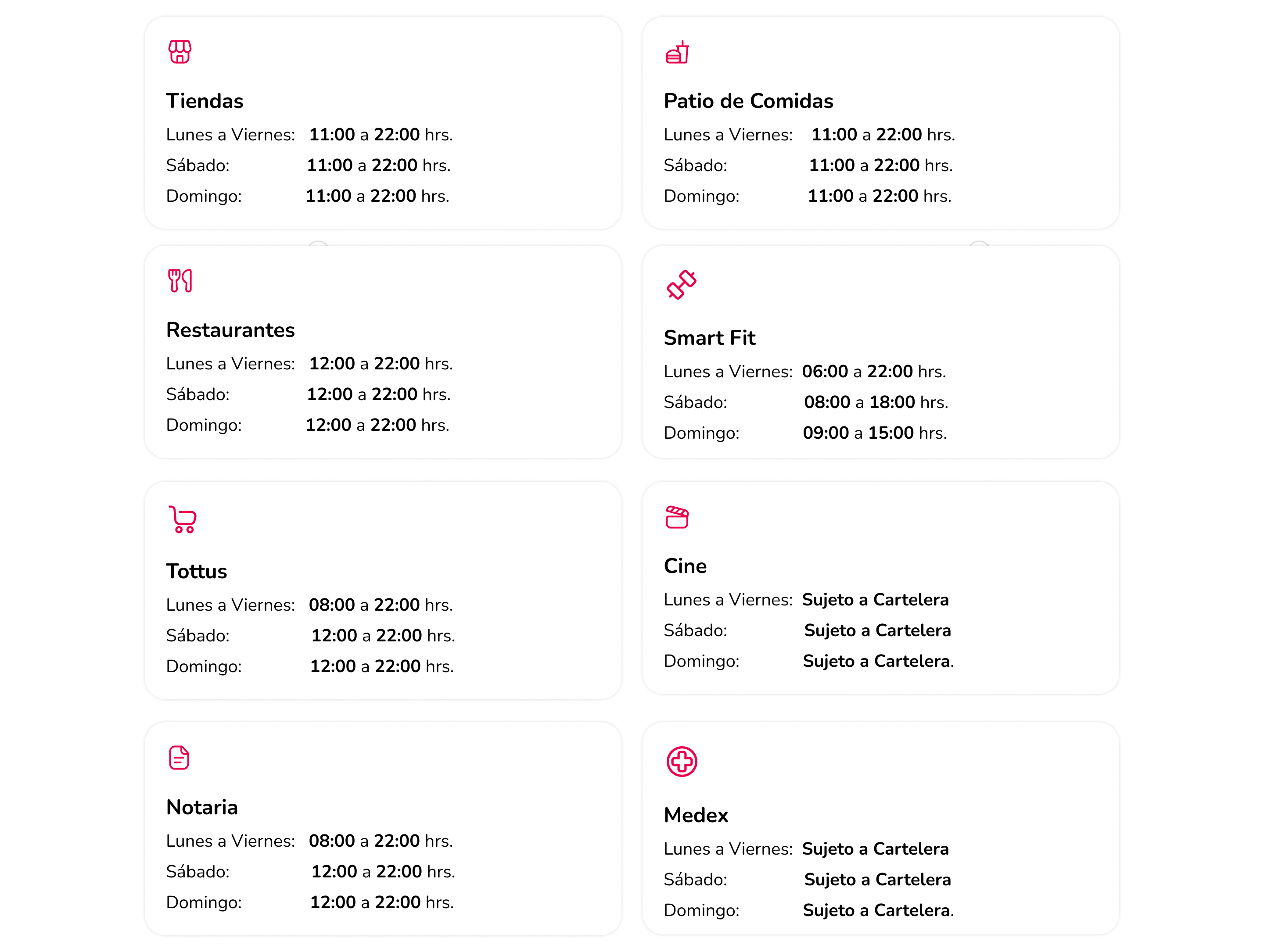 Horarios Mallplaza Angamos